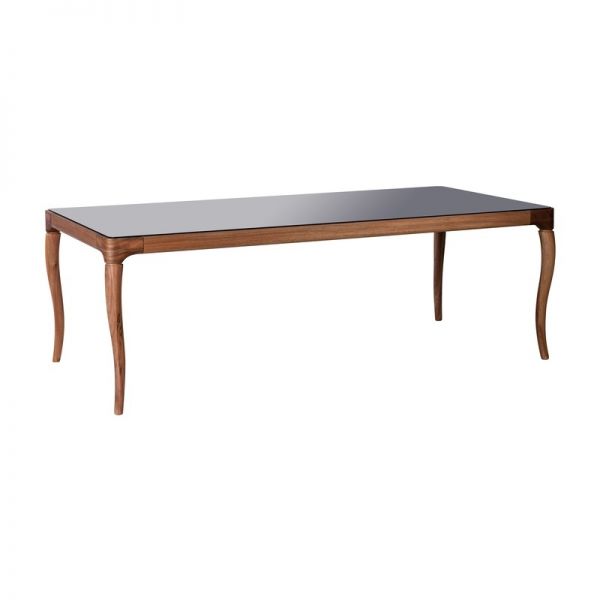 Mesa de Jantar ARMIL Atlante c/Tampo Madeirado - Ref. 136001 - 2,20x1,05x77cm