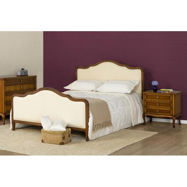 Cama Córdoba Queen Peseira Alta - Armil - Ref. 133003 - Tamanho 1,71x2,12x1,30cm