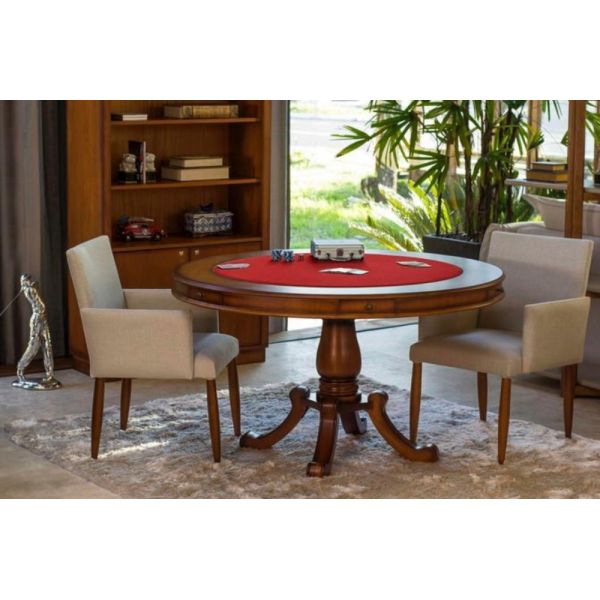 Mesa de Jogo Texas Armil - Ref. 124000 - 1,34x1,34x77cm