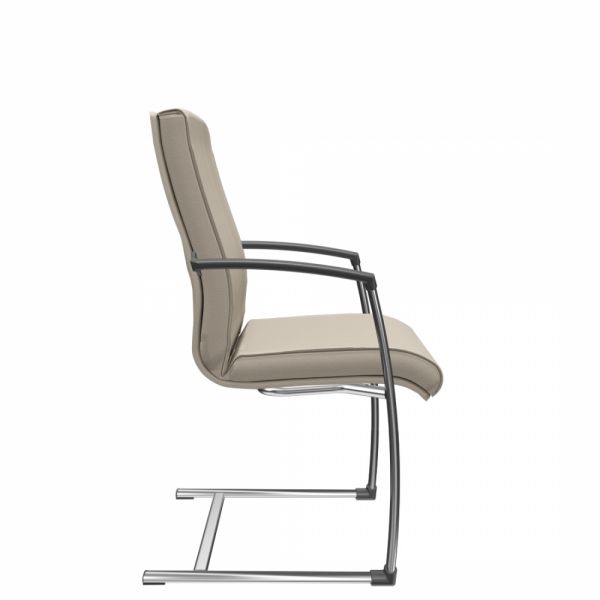 Cadeira Suprema Aproximação "S" PLAX METAL - Estrutura Preta