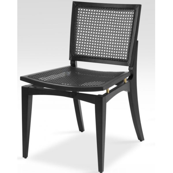 Cadeira Renata Assento Palha Navarro - Ref. 3411CA - 52x56,4x81cm