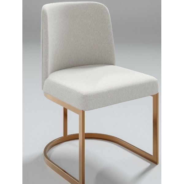 Cadeira Marta Fixa Bel Metais - Ref. 95 - 46/50x55x82