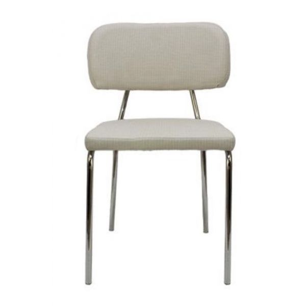 Cadeira Bubba Inox Polido Padrão Bel Metais - Ref. 101 - 44/54x50x80