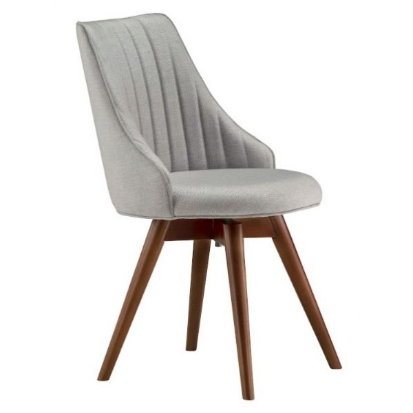 Cadeira Thais Base Giratória de Madeira Bell Design - Ref. 4423 - 53x85x59