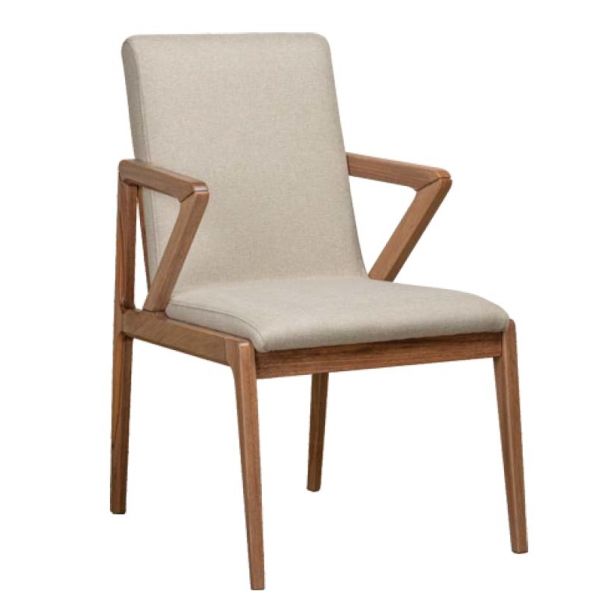 Cadeira Timber com Braço De Lavie - Ref. TREB2312 - 560x630x 865