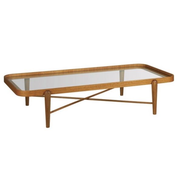 Mesa de Centro Retangular Bossa Armil - Ref. 100457 - 1,40x0,32x0,70