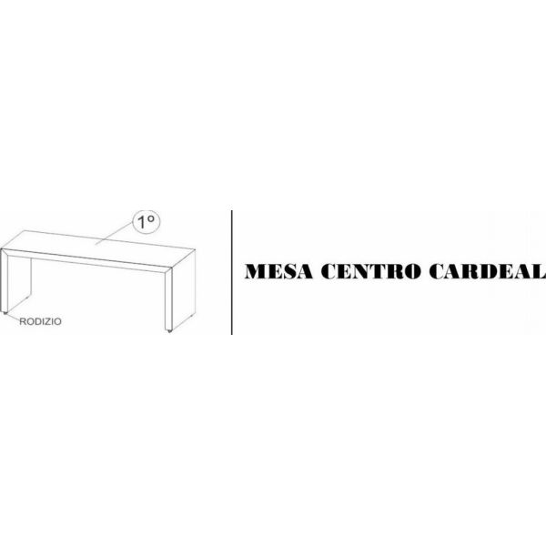 Mesa Centro Cardeal SIER (Medidas na descrição)
