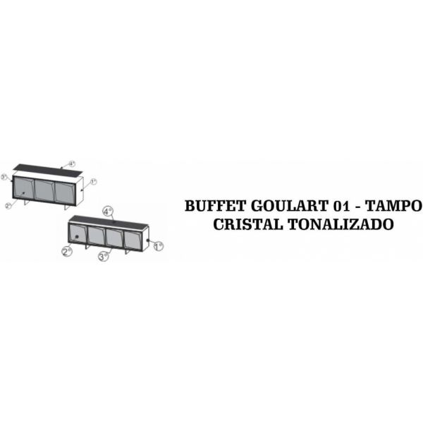 Buffet Goulart 01 SIER Tampo Cristal Tonalizado (Detalhes na Descrição)